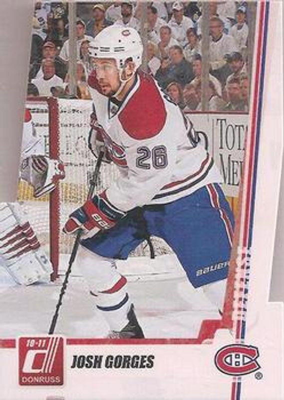 Josh Gorges 2010 Donruss #161 die-cut Gems /30 RAW