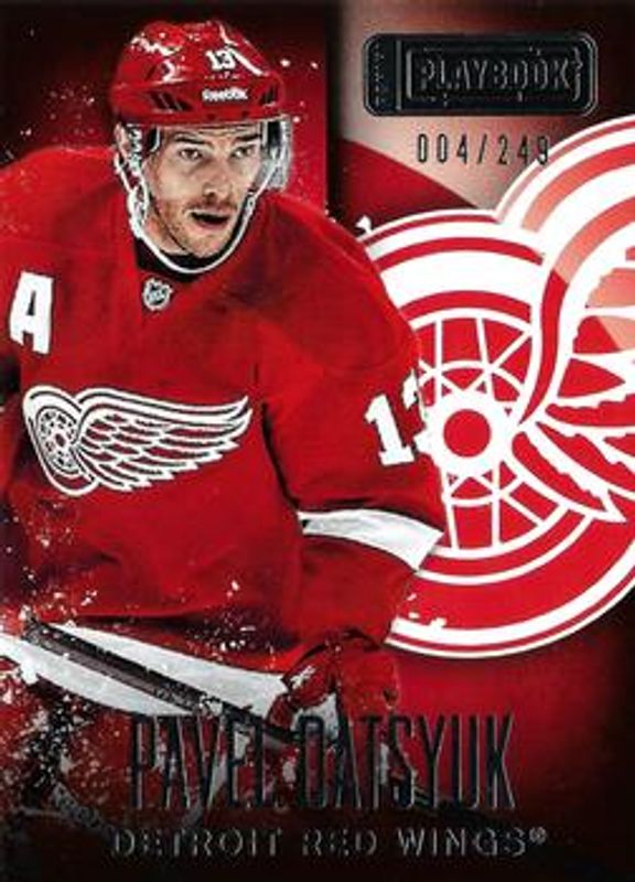 Pavel Datsyuk 2013 Playbook #27 Base /199 RAW