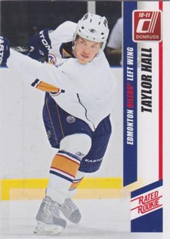 Taylor Hall 2010 Donruss #288a Base Rookie RAW