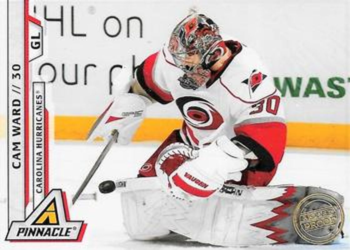 Cam Ward (NHL) 2010 Pinnacle #164 Artists Proofs RAW