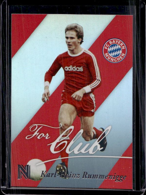 Karl-heinz Rummenigge 2017 Nobility #3A For Club & Country RAW