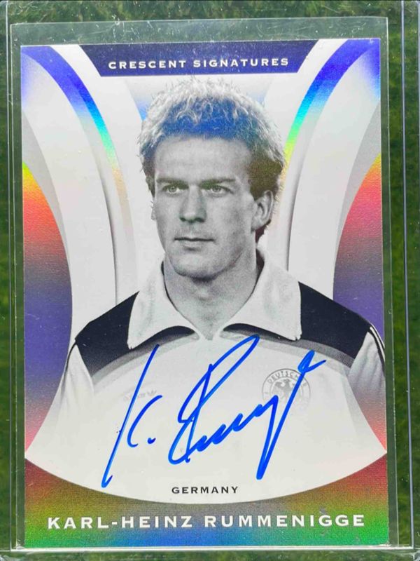 Karl-heinz Rummenigge 2017 Nobility #CS-KHR Crescent Signatures RAW