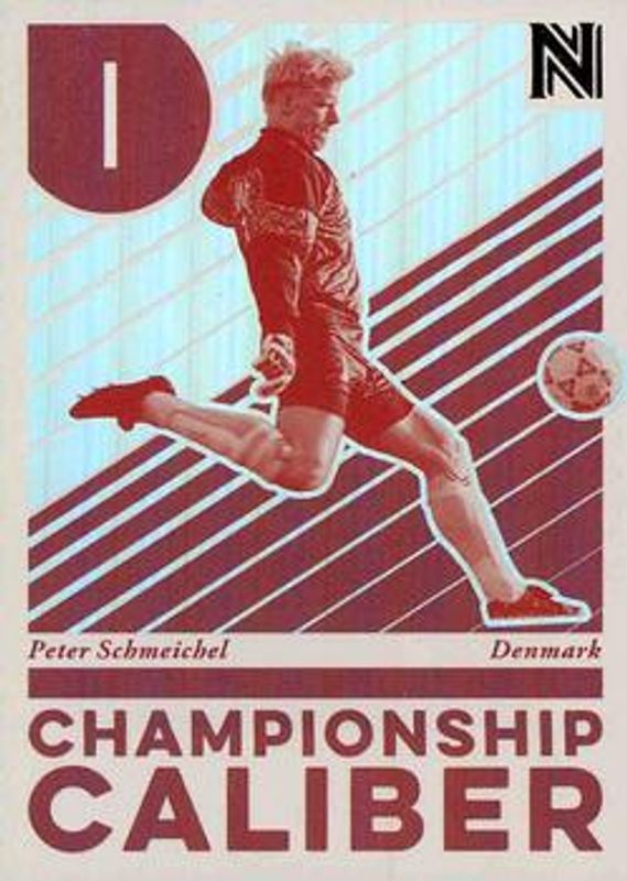 Peter Schmeichel 2017 Nobility #18 Championship Caliber RAW