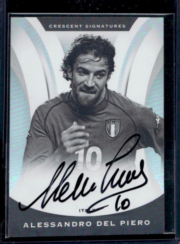 Alessandro Del Piero 2017 Nobility #CS-ADP Crescent Signatures RAW