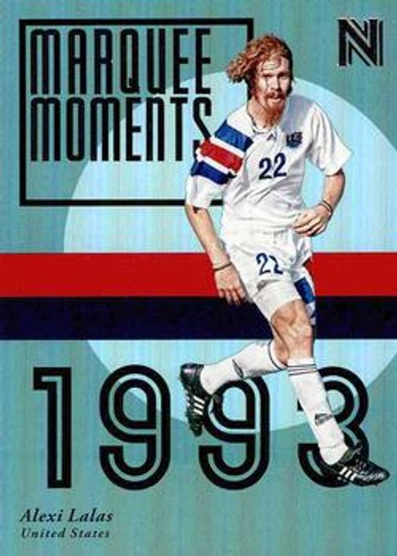 Alexi Lalas 2017 Nobility #15 Marquee Moments RAW
