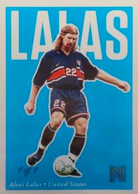 Alexi Lalas 2017 Nobility #56 Platinum /1 RAW