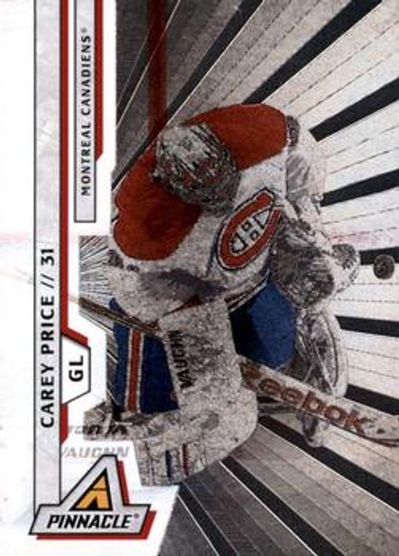 Carey Price 2010 Pinnacle #95 Rink Collection RAW