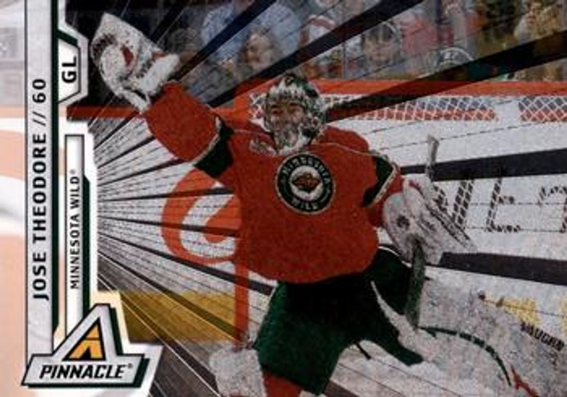 Jose Theodore 2010 Pinnacle #101 Rink Collection RAW
