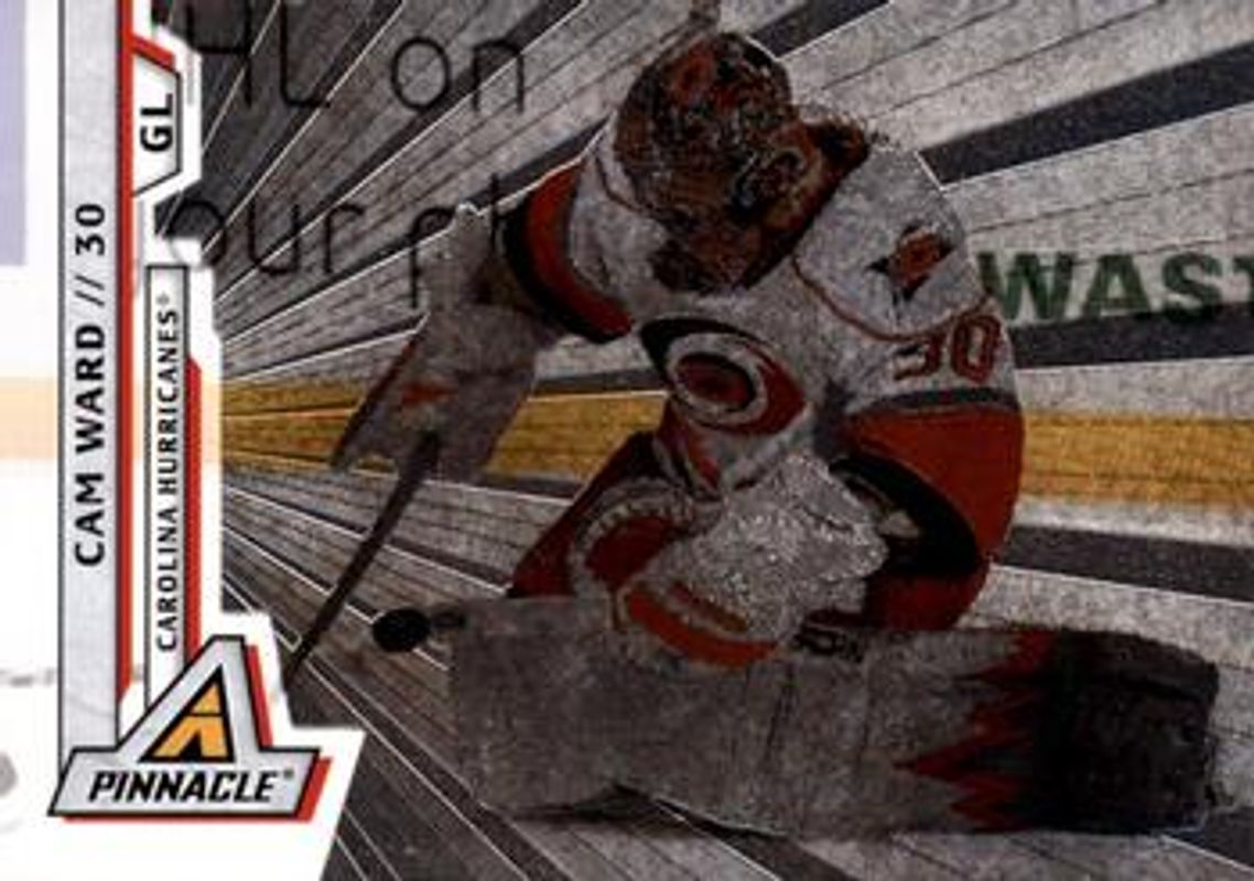 Cam Ward (NHL) 2010 Pinnacle #164 Rink Collection RAW