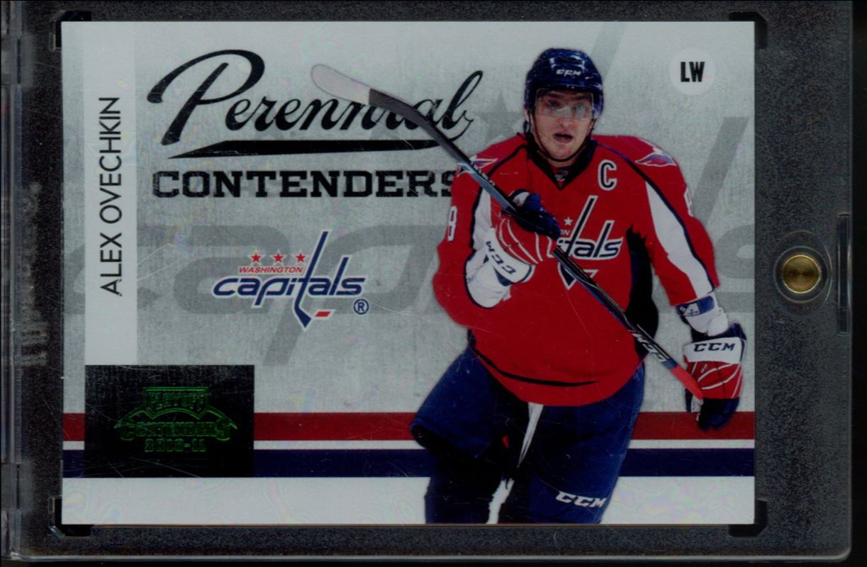 Alexander Ovechkin 2010 Contenders #14 Perennial Contenders Green /50 RAW