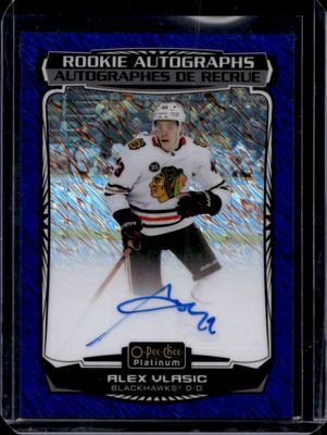 2024 O-Pee-Chee Platinum #R-AV 2022-23 Update Rookie Auto Blue Traxx