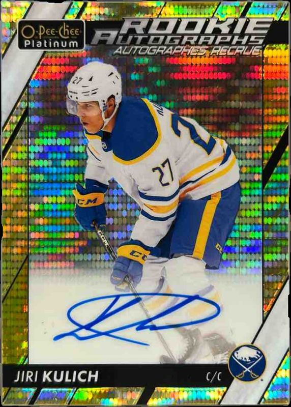 2024 O-Pee-Chee Platinum #R-KU 2023-24 Update Rookie Auto - Seismic Gold /25