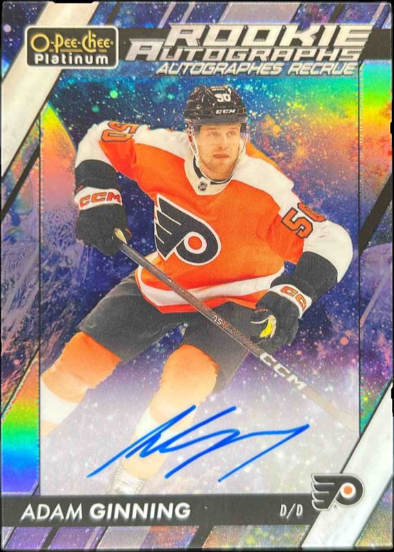 2024 O-Pee-Chee Platinum #R-AG 2023-24 Update Rookie Auto - Cosmic /65