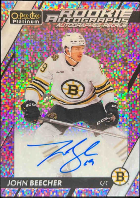 2024 O-Pee-Chee Platinum #R-JB 2023-24 Update Rookie Auto - Violet Pixels /99