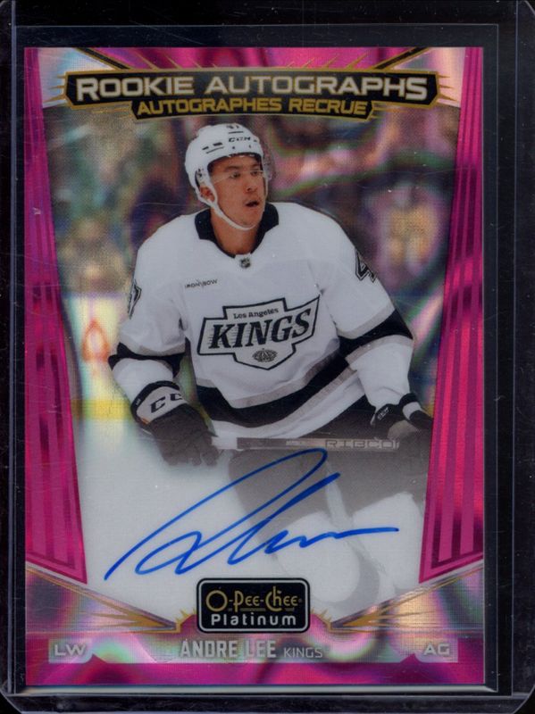 2024 O-Pee-Chee Platinum #R-AL Rookie Auto - Pink Magma
