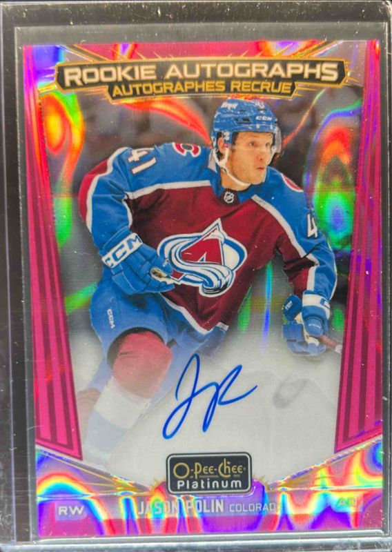 2024 O-Pee-Chee Platinum #R-JP Rookie Auto - Pink Magma