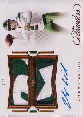 2021 Flawless #RDPA-ZWI Rookie Dual Patch Auto - Bronze /6