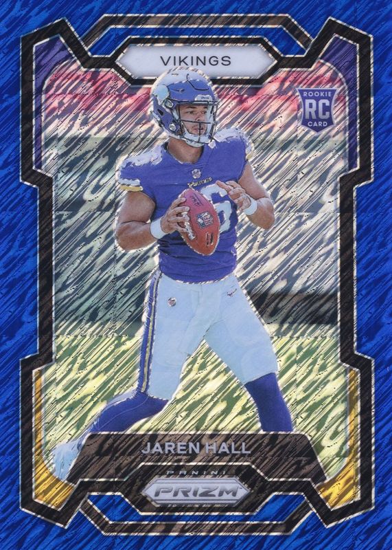 Jaren Hall 2023 Prizm #367 Blue Shimmer /25 Rookie PSA 10