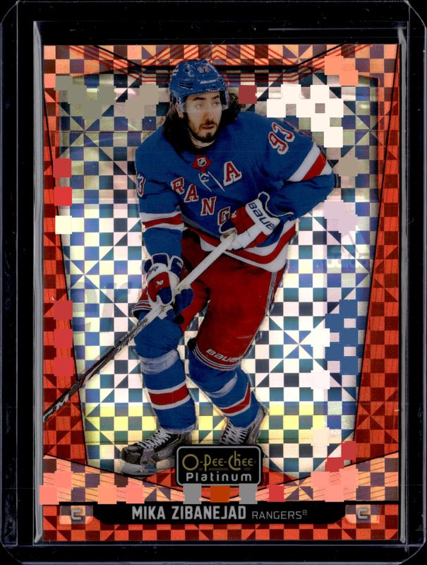 2024 O-Pee-Chee Platinum #156 Orange Checkers /25