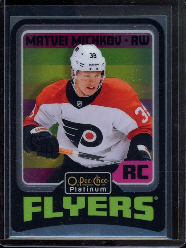 Matvei Michkov 2024 O-Pee-Chee Platinum #R92 Retro Rookie RAW