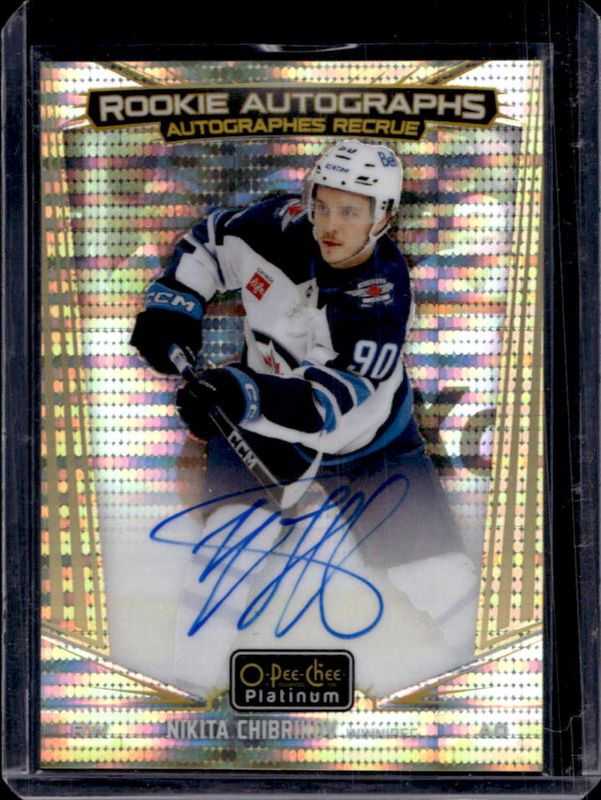 2024 O-Pee-Chee Platinum #R-NC Rookie Auto - Seismic Gold /25
