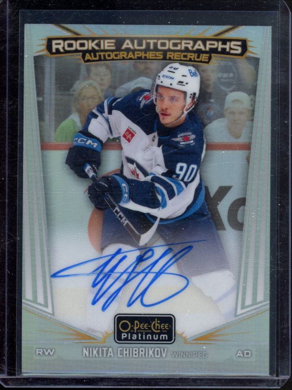 2024 O-Pee-Chee Platinum #R-NC Rookie Auto - Rainbow