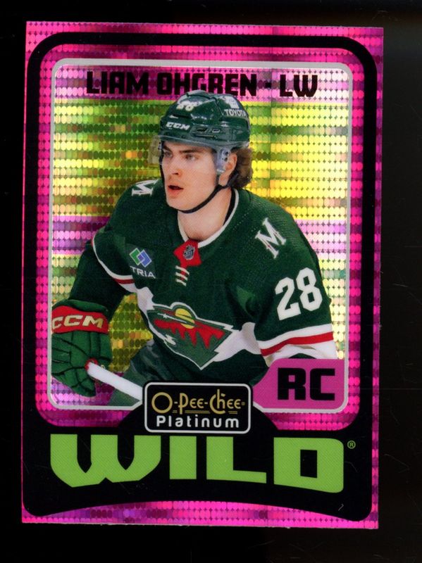 Liam Ohgren 2024 O-Pee-Chee Platinum #R81 Retro - Pink Pulsar Rookie RAW