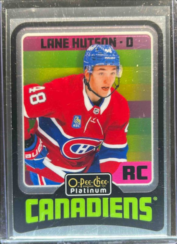 Lane Hutson 2024 O-Pee-Chee Platinum #R90 Retro Rookie RAW