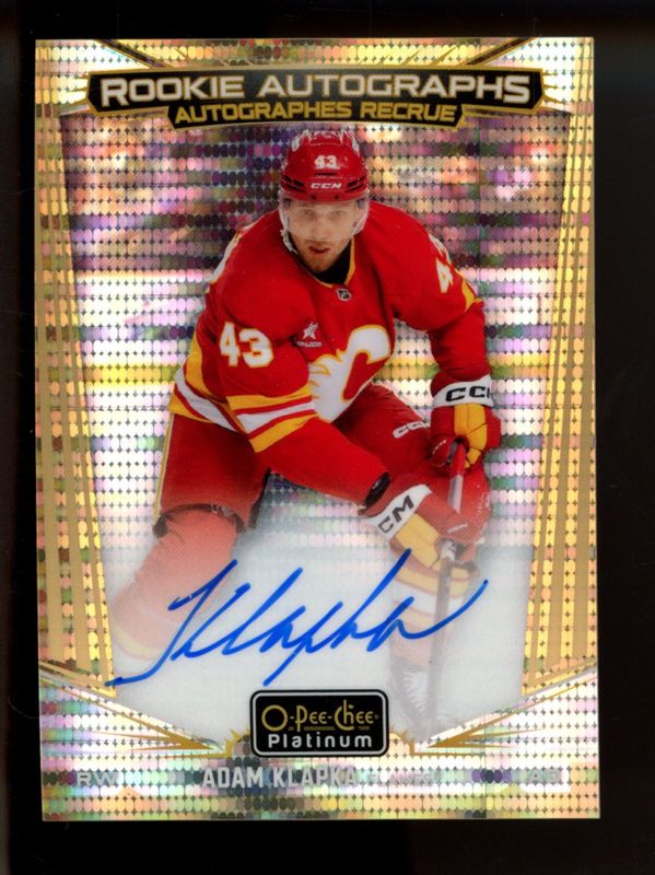 2024 O-Pee-Chee Platinum #R-KL Rookie Auto - Seismic Gold /25