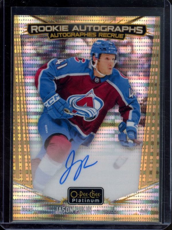 2024 O-Pee-Chee Platinum #R-JP Rookie Auto - Seismic Gold /25