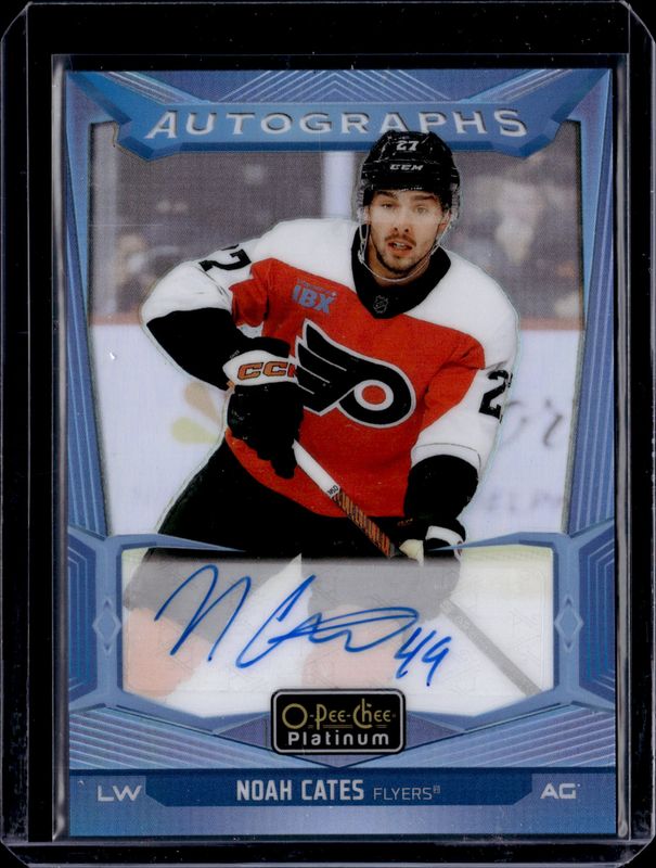 2024 O-Pee-Chee Platinum #BA-NC Blue Rainbow Autographs