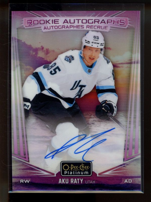 2024 O-Pee-Chee Platinum #R-AR Rookie Auto - Sunset