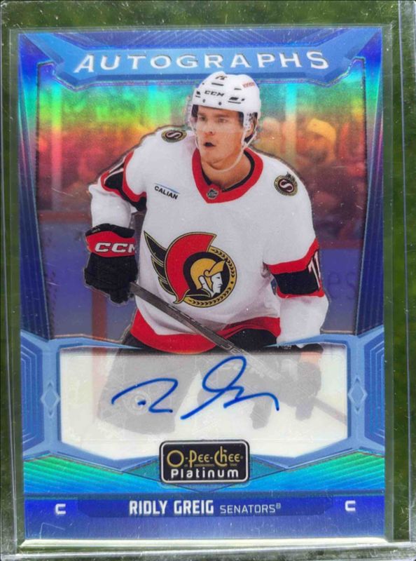 2024 O-Pee-Chee Platinum #BA-RG Blue Rainbow Autographs