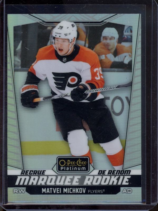 Matvei Michkov 2024 O-Pee-Chee Platinum #264 Rainbow Rookie RAW