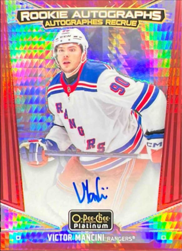 2024 O-Pee-Chee Platinum #R-VM Rookie Auto - Red Prism /30