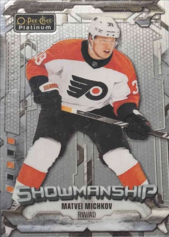 Matvei Michkov 2024 O-Pee-Chee Platinum #S-17 Showmanship Rookie RAW