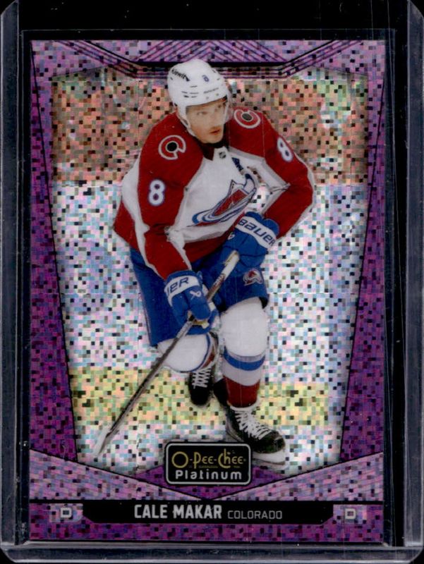 Cale Makar 2024 O-Pee-Chee Platinum #168 Violet Pixels /299 RAW