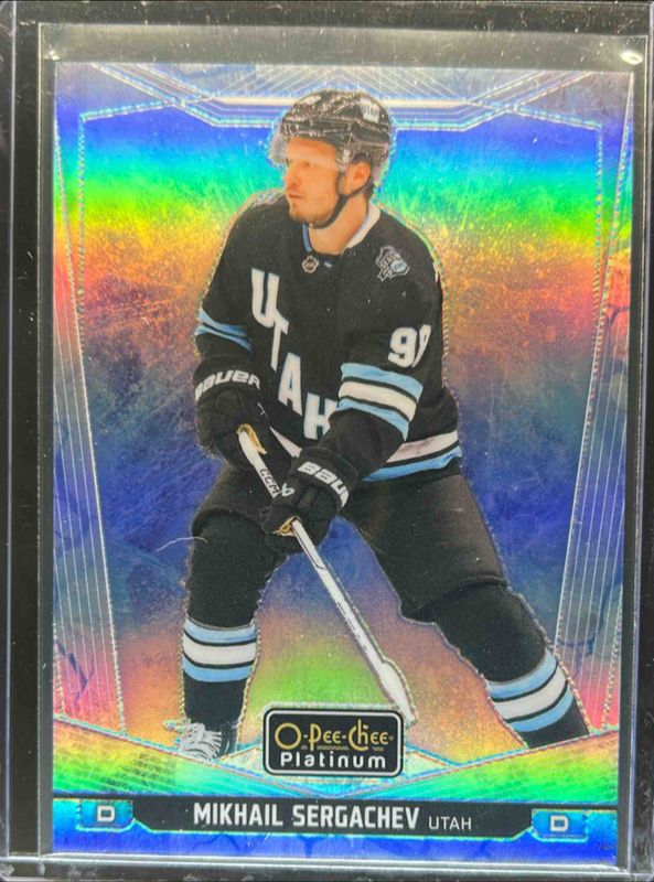 Mikhail Sergachev 2024 O-Pee-Chee Platinum #181 Arctic Freeze /99 RAW