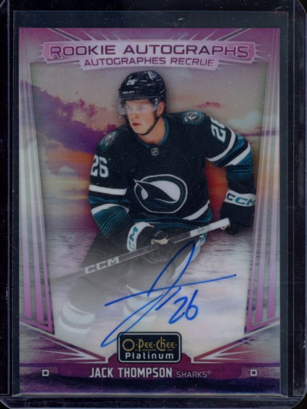 2024 O-Pee-Chee Platinum #R-JT Rookie Auto - Sunset