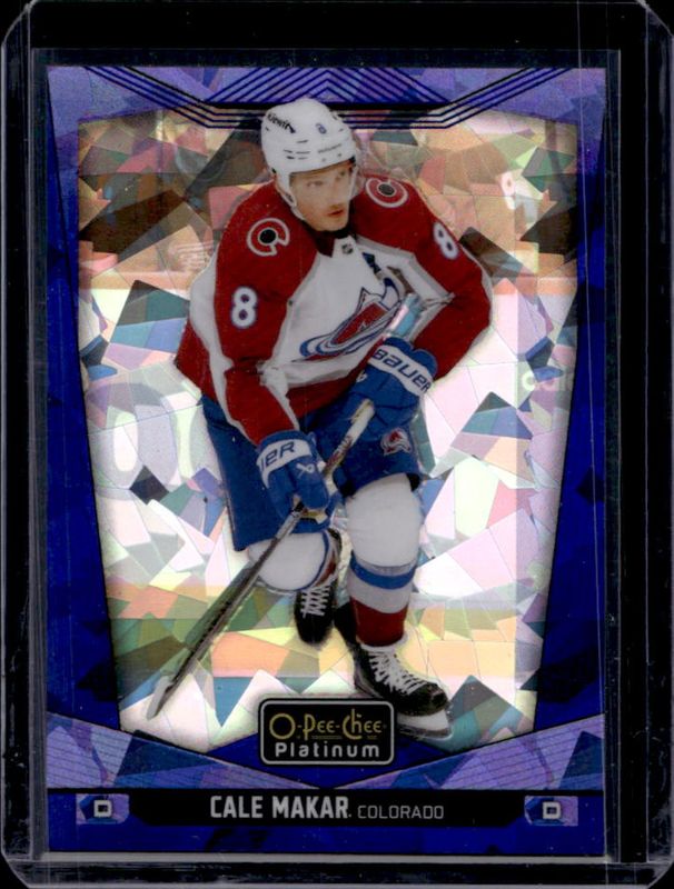 Cale Makar 2024 O-Pee-Chee Platinum #168 Blue Fragments /125 RAW