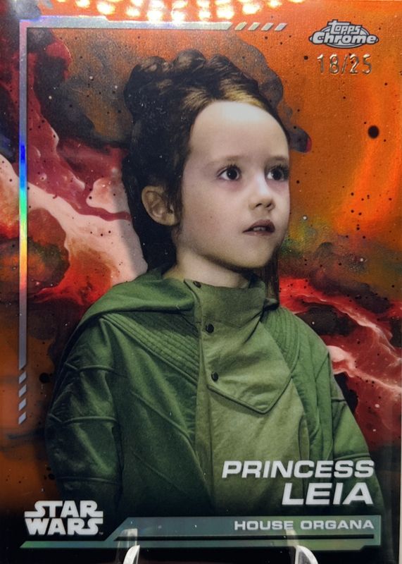 2024 Topps Chrome Star Wars #69 Rebel Orange Refractor /25