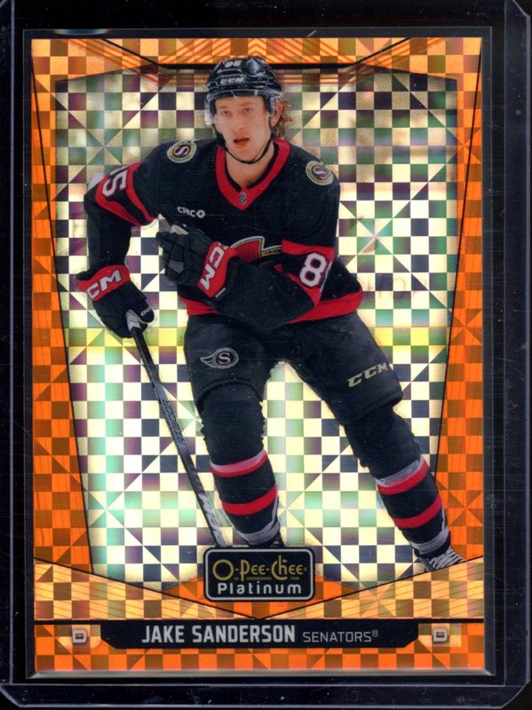 2024 O-Pee-Chee Platinum #111 Orange Checkers /25