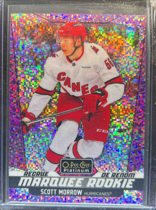 Scott Morrow 2024 O-Pee-Chee Platinum #222 Violet Pixels /299 Rookie RAW