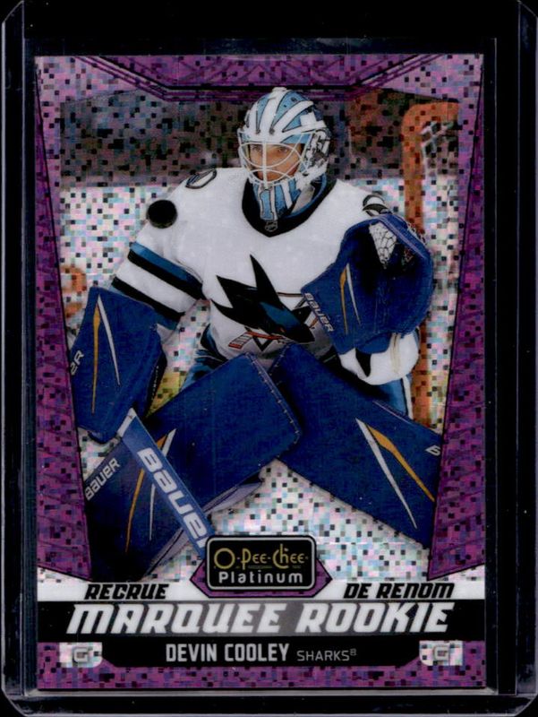 Devin Cooley 2024 O-Pee-Chee Platinum #249 Violet Pixels /299 Rookie RAW