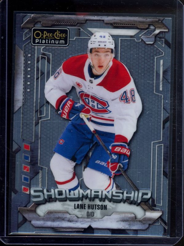 Lane Hutson 2024 O-Pee-Chee Platinum #S-24 Showmanship Rookie RAW