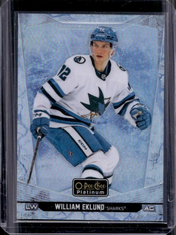 William Eklund 2024 O-Pee-Chee Platinum #19 Arctic Freeze /99 RAW