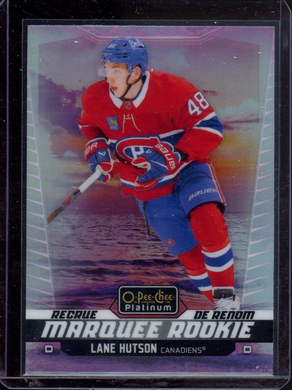 Lane Hutson 2024 O-Pee-Chee Platinum #234 Sunset Rookie RAW