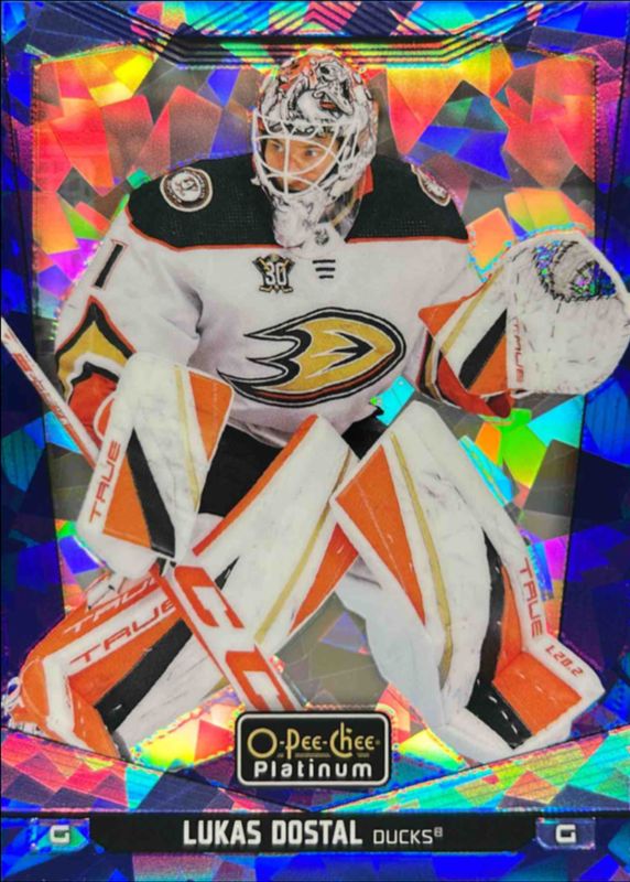 Lukas Dostal 2024 O-Pee-Chee Platinum #79 Blue Fragments /125 RAW