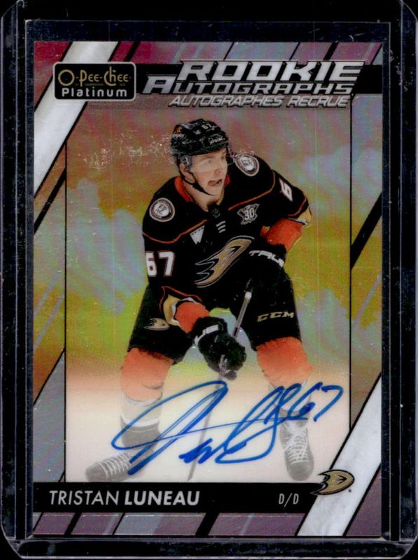 2024 O-Pee-Chee Platinum #R-TL 2023-24 Update Rookie Auto - Sunset