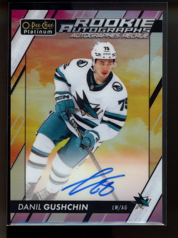 2024 O-Pee-Chee Platinum #R-DG 2023-24 Update Rookie Auto - Sunset